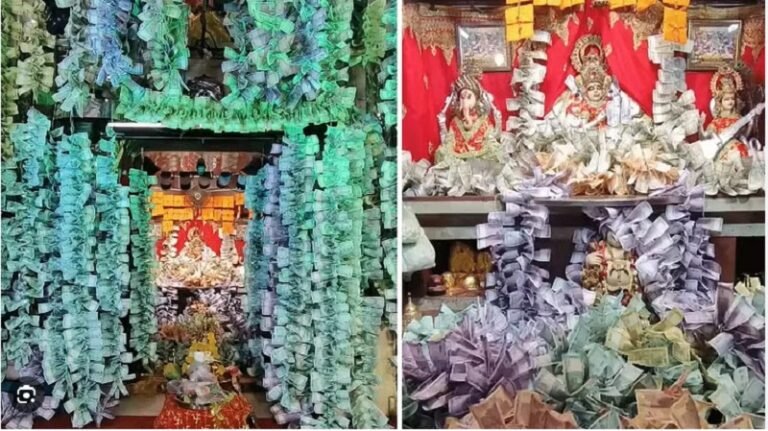 साल में पांच दिन नोटों से सजने वाला देश का इकलौता मंदिर, भक्तों के गहनों से सजती हैं मां लक्ष्मी
