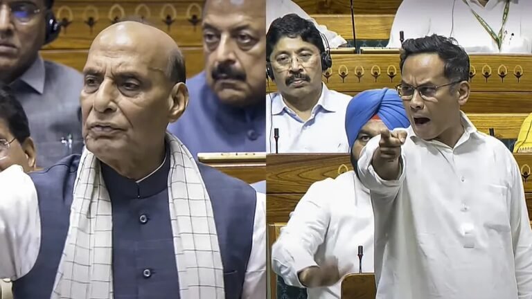 लोकसभा में राजनाथ सिंह बोले- ‘सुदर्शन चक्र उठा लिया है, ऑपरेशन सिंदूर जारी रहेगा’, ‘गौरव गोगोई ने पूछा- आतंकी कैसे घुसे’