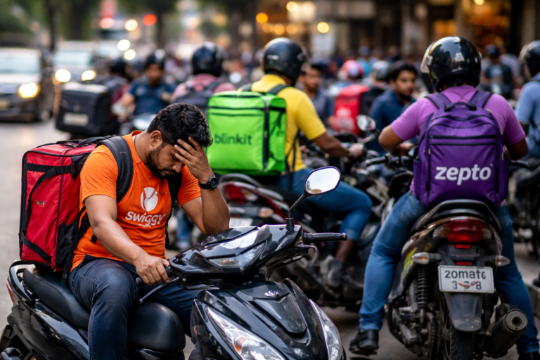 रफ्तार कम हुई, मजबूरी नहीं: गिग वर्कर्स बोले—जमीन पर कुछ नहीं बदला