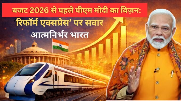 बजट 2026 से पहले पीएम मोदी का विज़न: ‘रिफॉर्म एक्सप्रेस’ पर सवार आत्मनिर्भर भारत