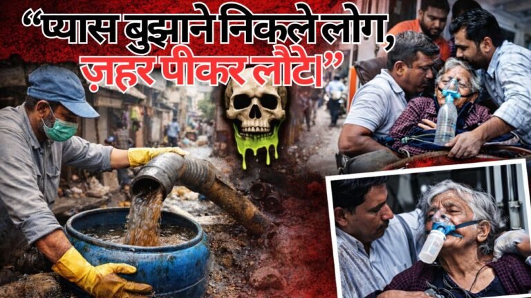 इंदौर जल त्रासदी: पानी में एसिड, बदबू और बीमारी’: इंदौर में प्रशासनिक लापरवाही बनी जानलेवा